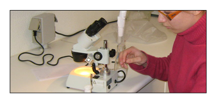 Aluna no Laboratrio 4
